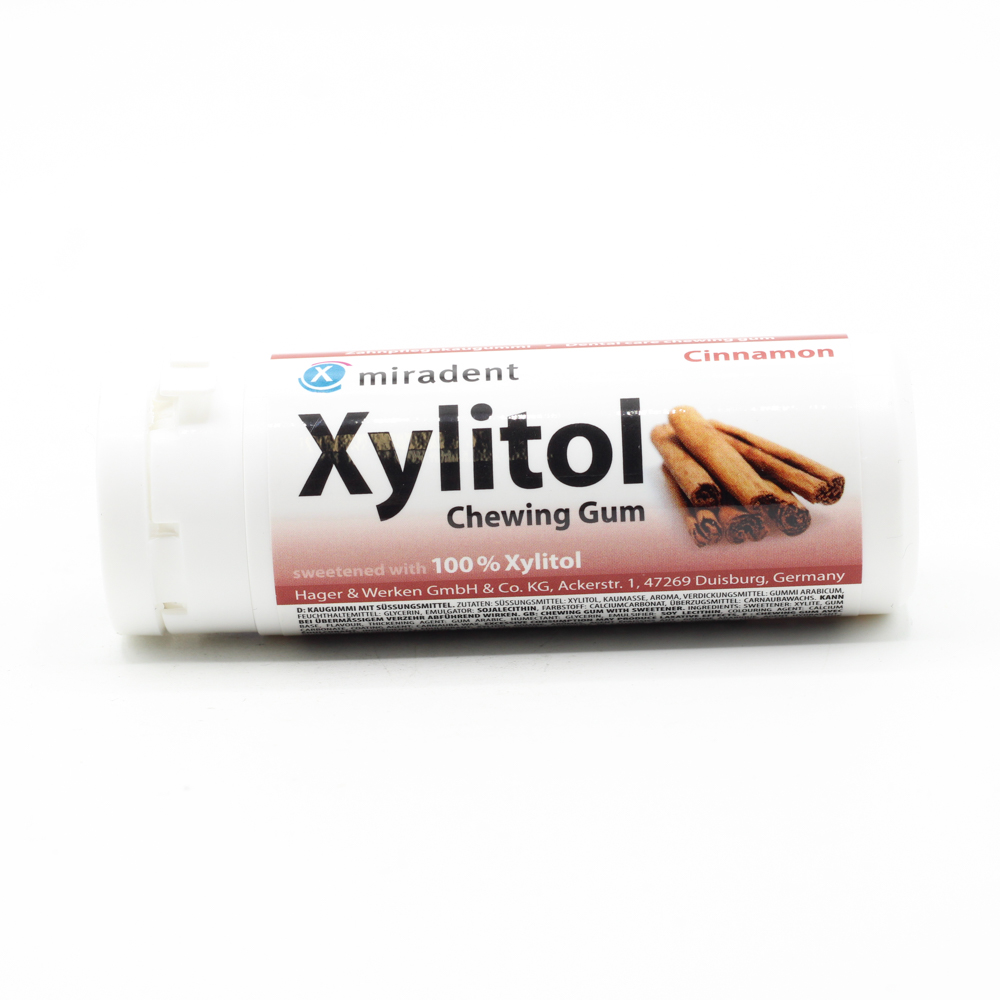 MIRADENT Xylitol Chewing Gum Zimt