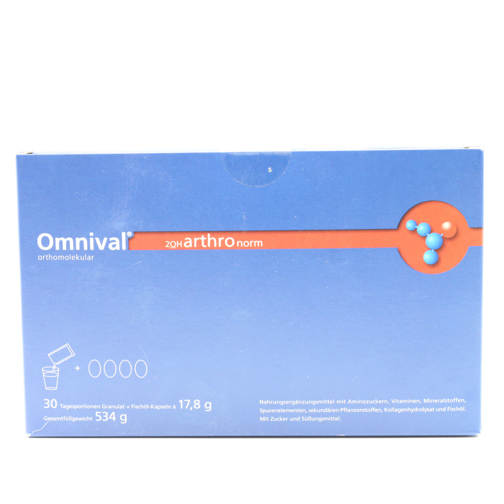 OMNIVAL orthomolekul.2OH arthro norm 30Gran.Kap.
