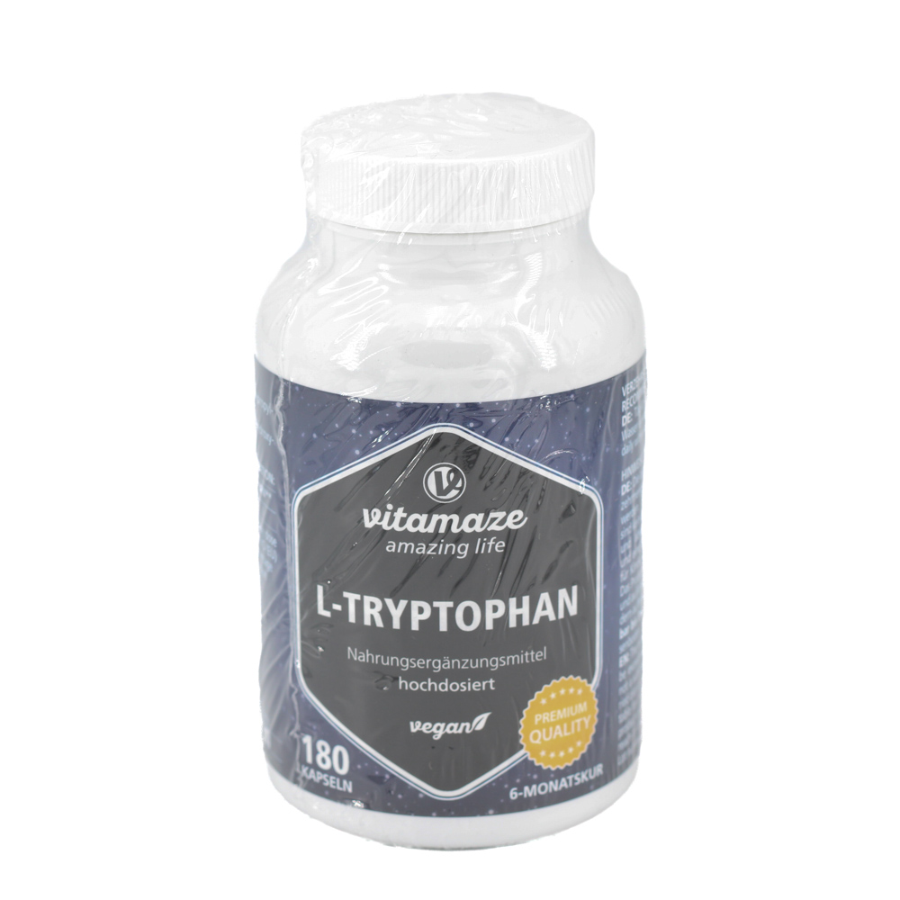 L-TRYPTOPHAN 500 mg hochdosiert vegan Kapseln