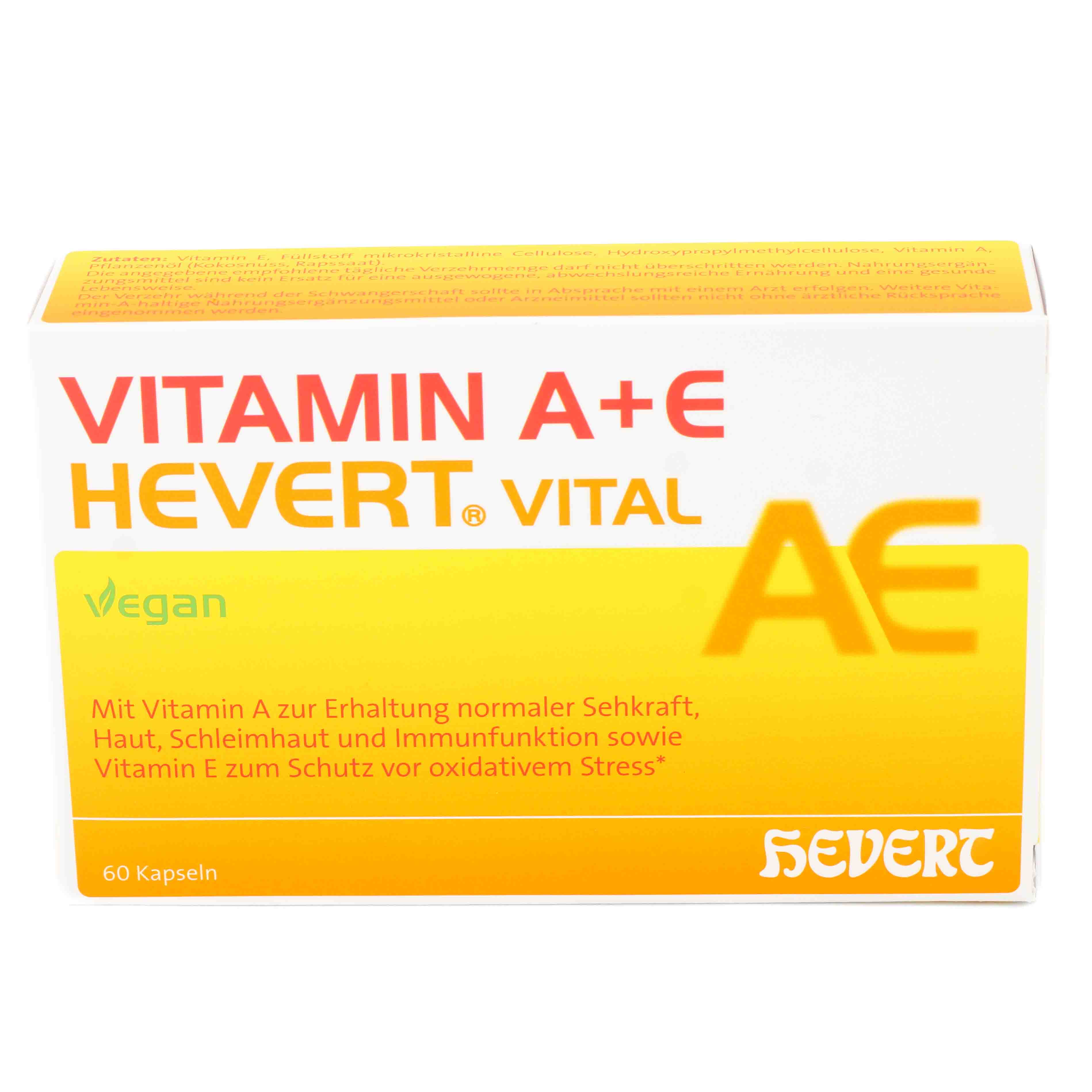 VITAMIN A+E Hevert Vital Kapseln