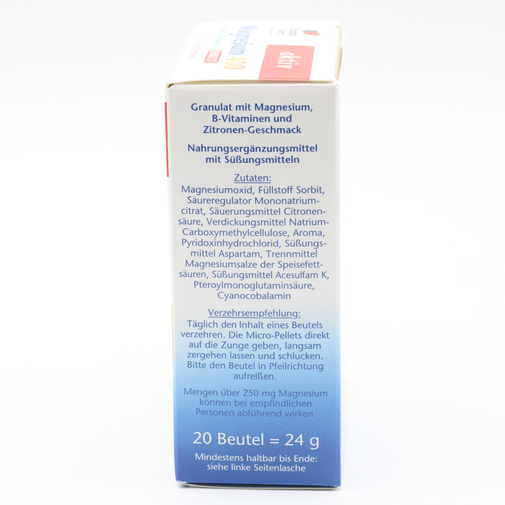 DOPPELHERZ Magnesium+B Vitamine DIRECT Pellets