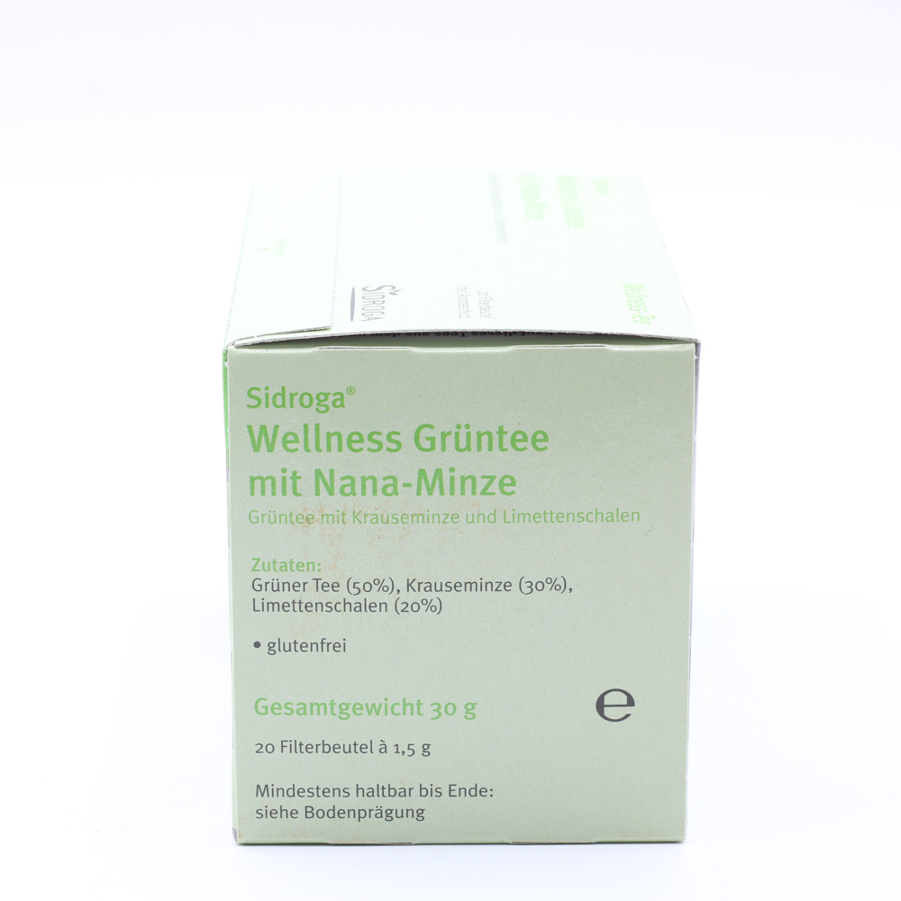 SIDROGA Wellness Grüntee m. Nana-Minze Filterb.