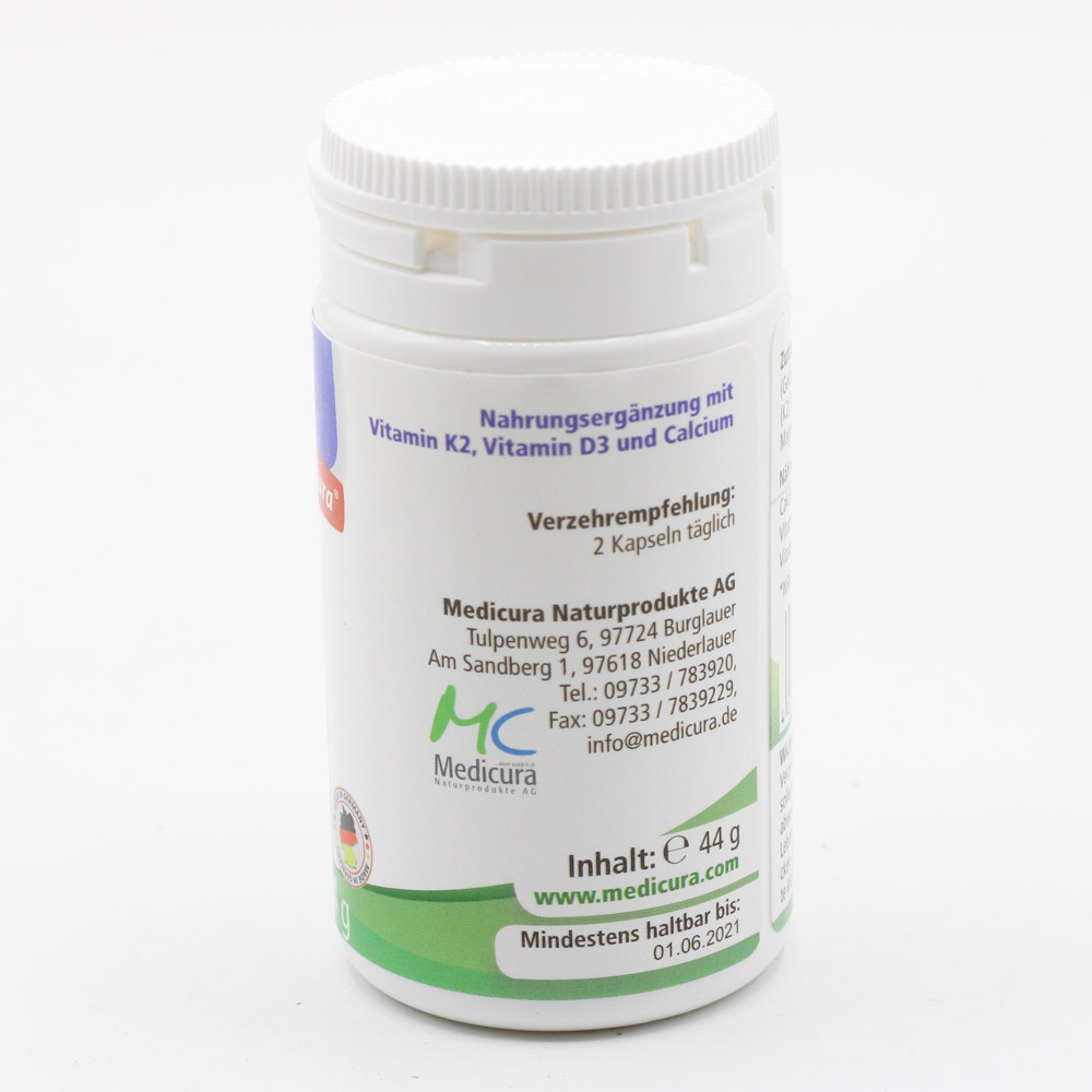 VITAMIN K2+VITAMIN D3+Calcium Kapseln