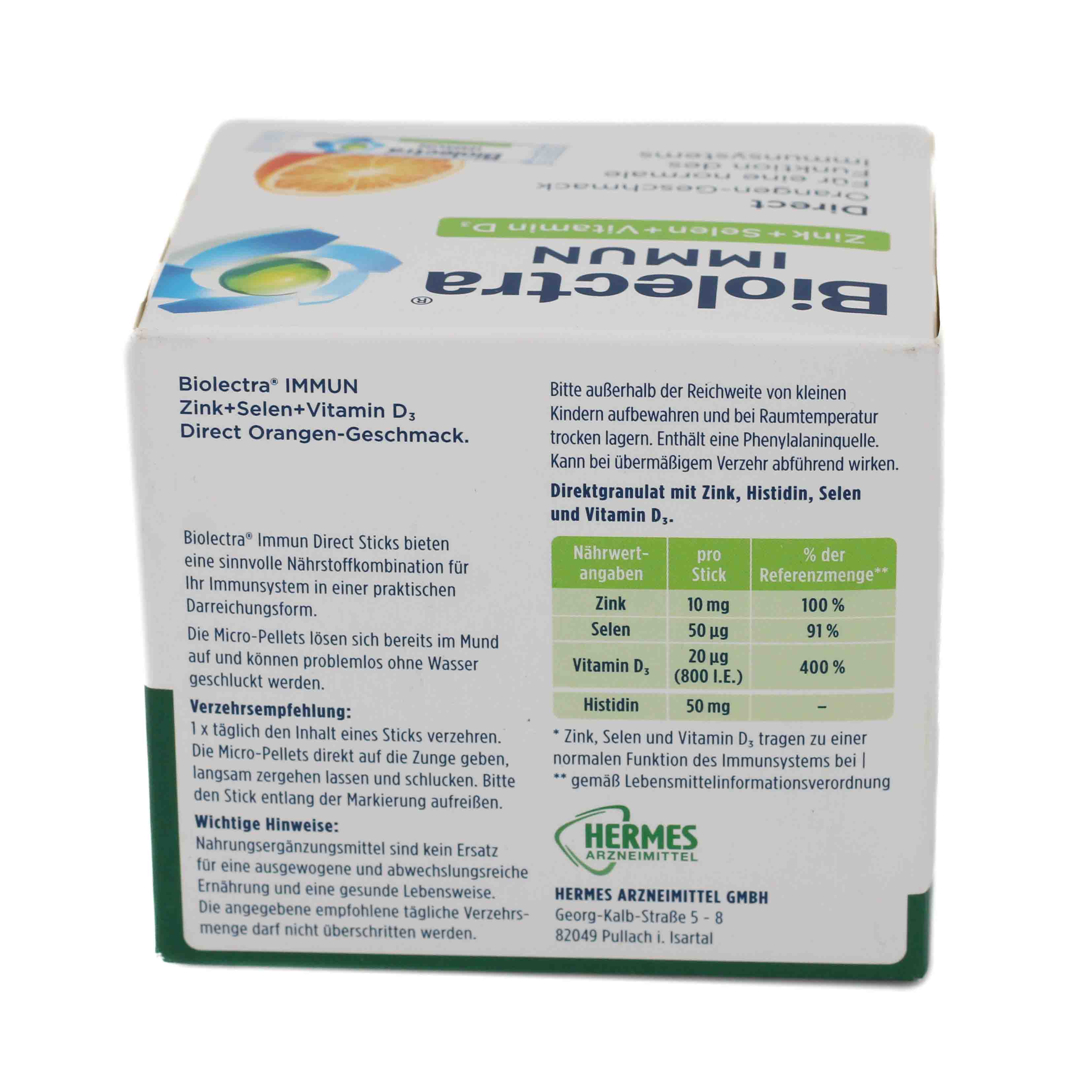 BIOLECTRA Immun Direct Sticks