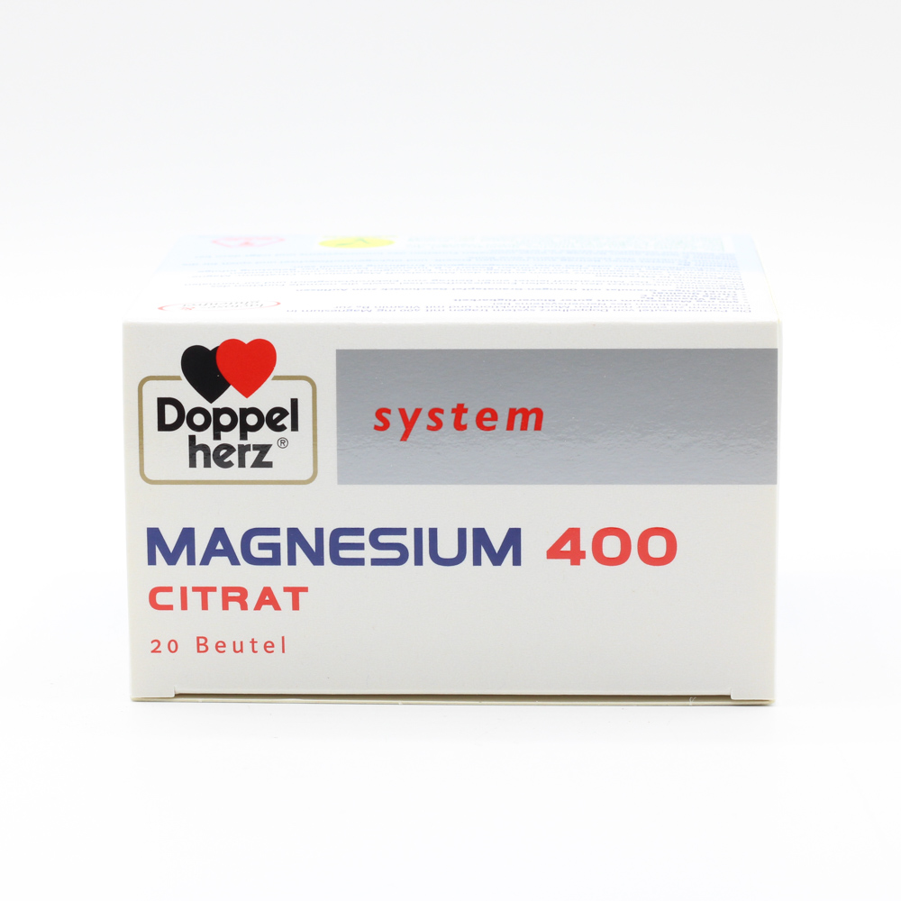 DOPPELHERZ Magnesium 400 Citrat system Granulat