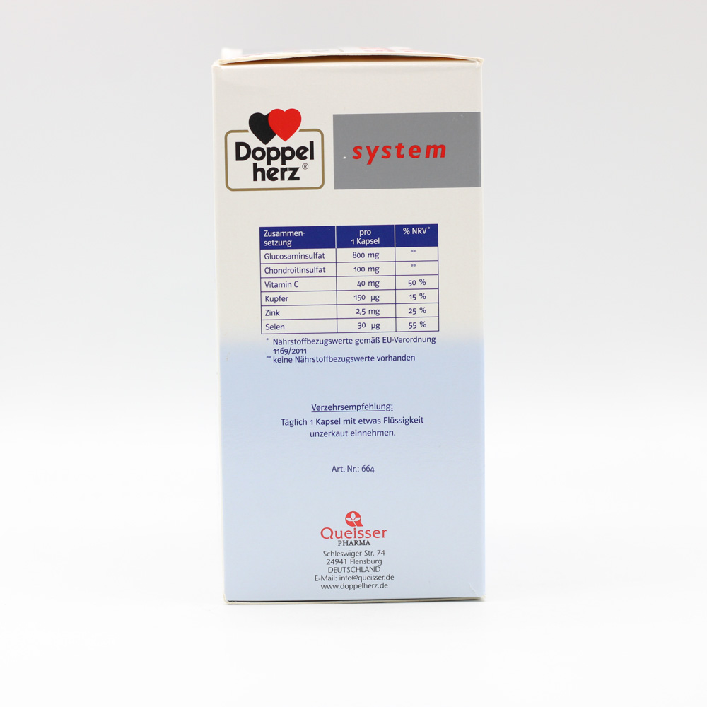 DOPPELHERZ Glucosamin Plus 800 system Kapseln