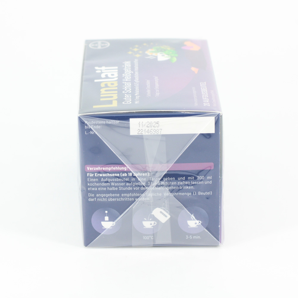 LUNALAIF Guter Schlaf Heißgetränk Beutel