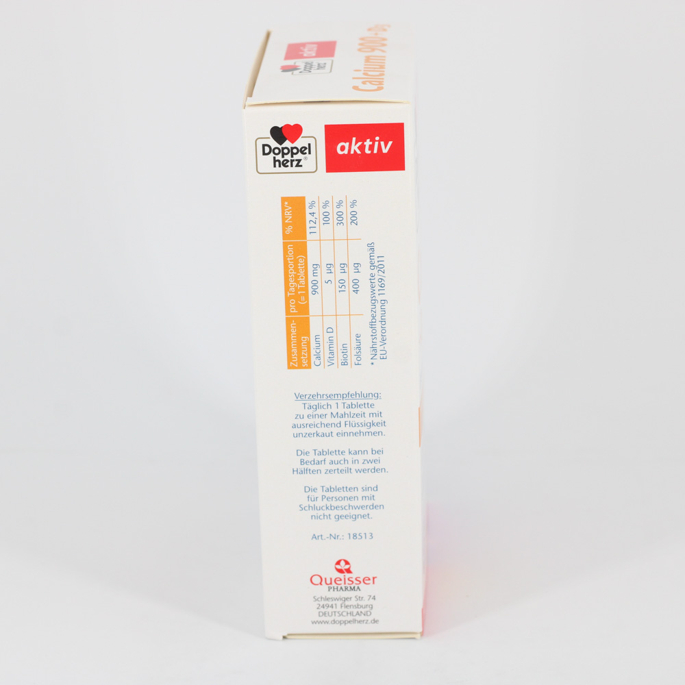 DOPPELHERZ Calcium 900+D3 Tabletten
