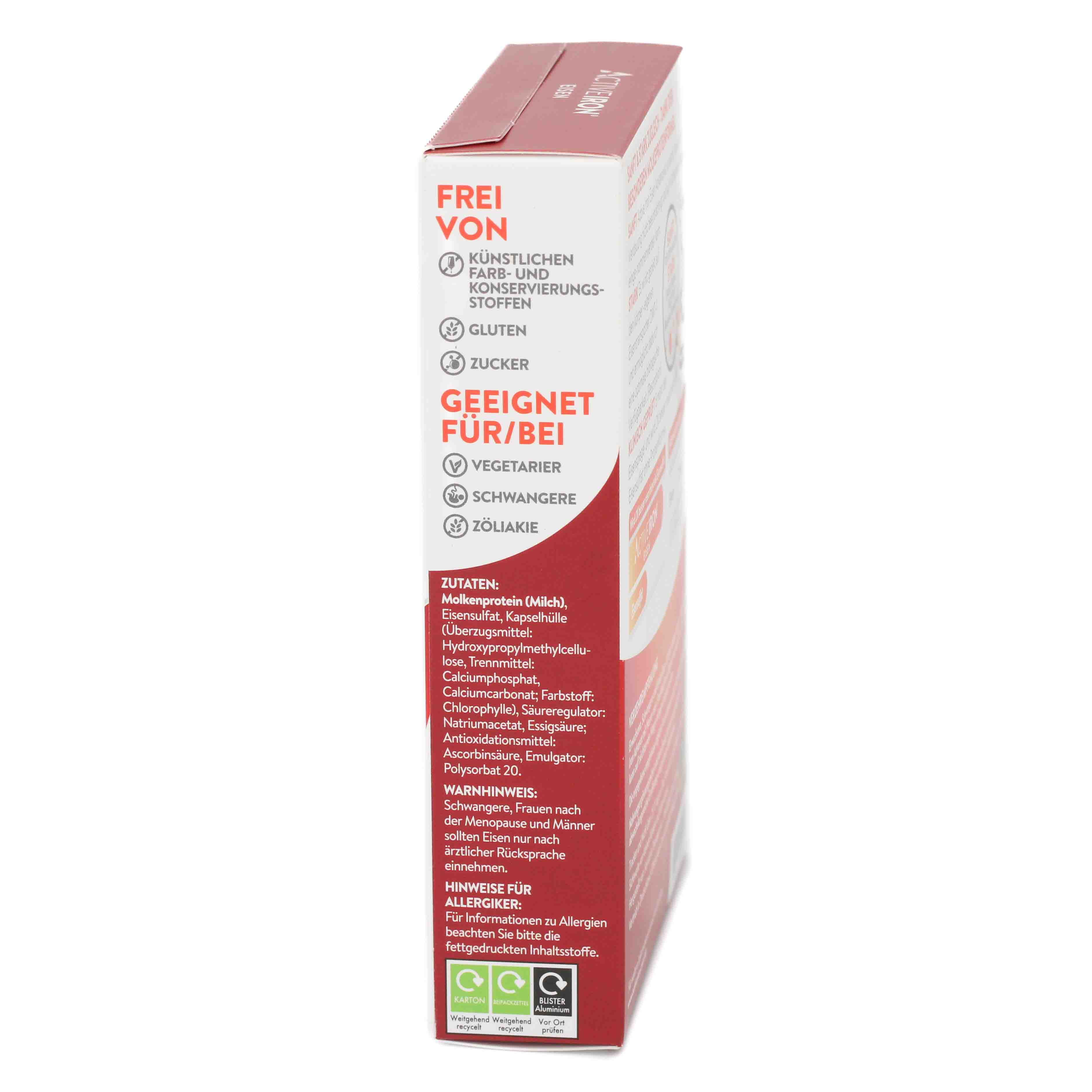 ACTIVE IRON Eisen Advance 25 mg Kapseln