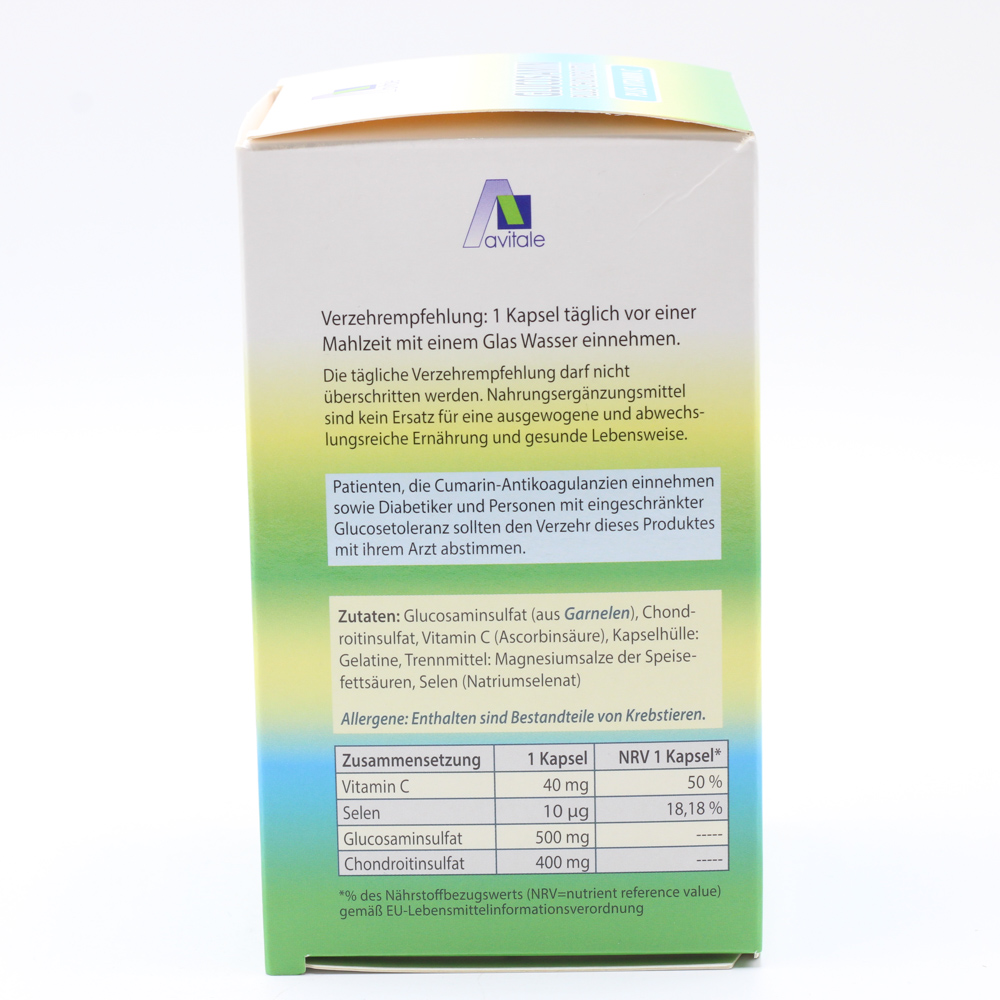 GLUCOSAMIN 500 mg+Chondroitin 400 mg Kapseln