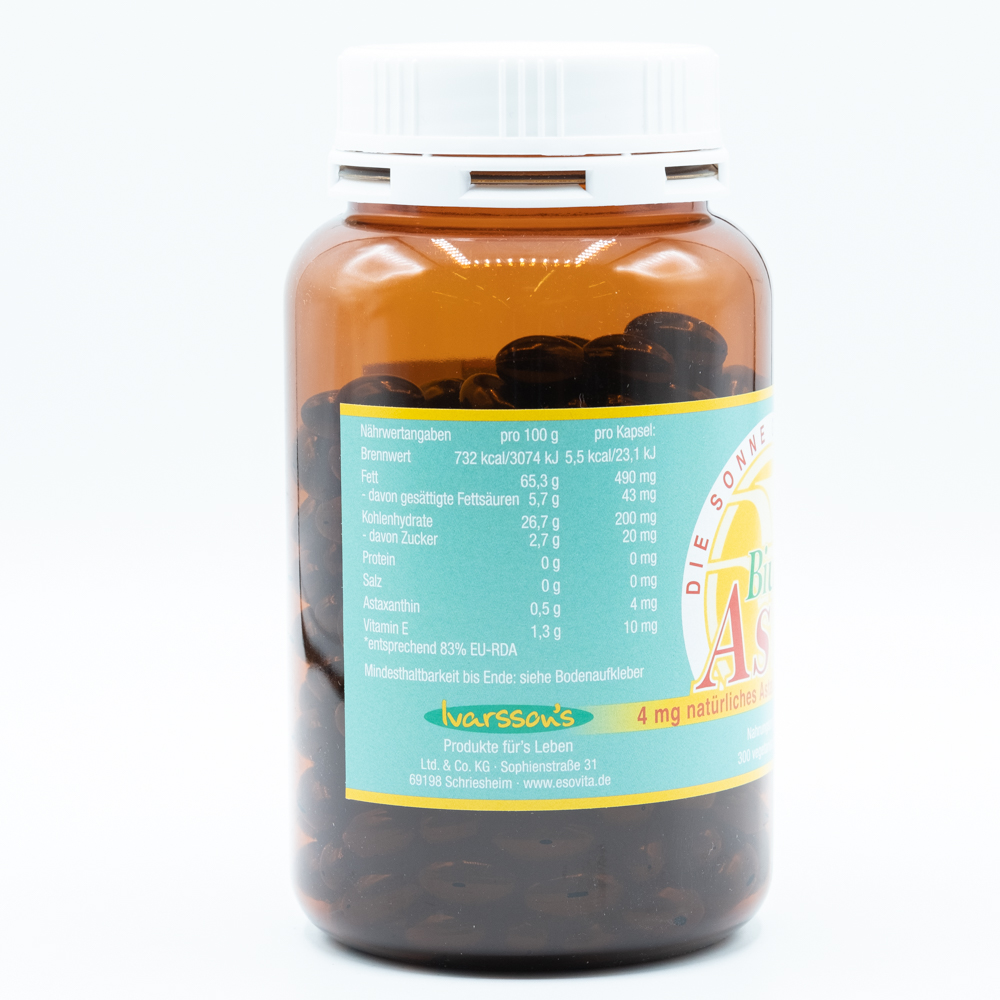 BIU ASTIN natürliches Astaxanthin 4 mg Kapseln