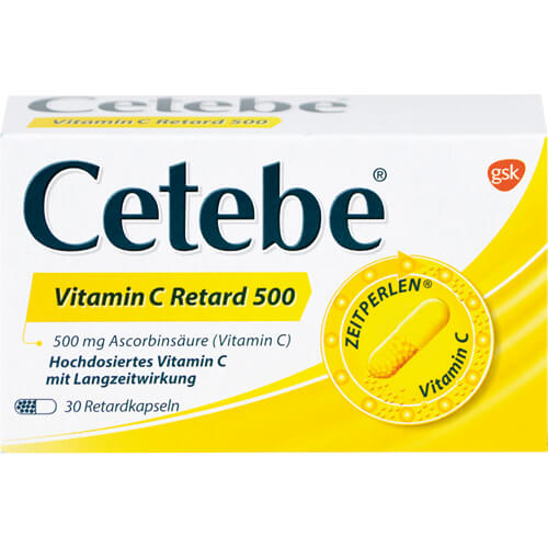 CETEBE Vitamin C Retardkapseln 500 mg