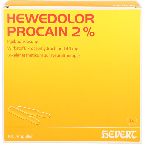 HEWEDOLOR Procain 2% Injektionslösung in Ampullen