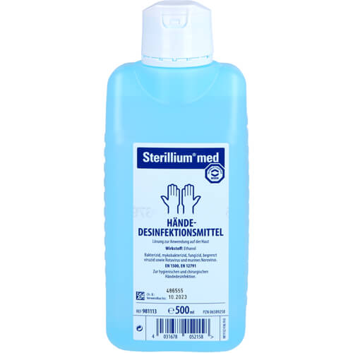 STERILLIUM med Händedesinfektion Lösung