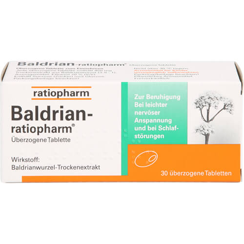 BALDRIAN-RATIOPHARM überzogene Tabletten