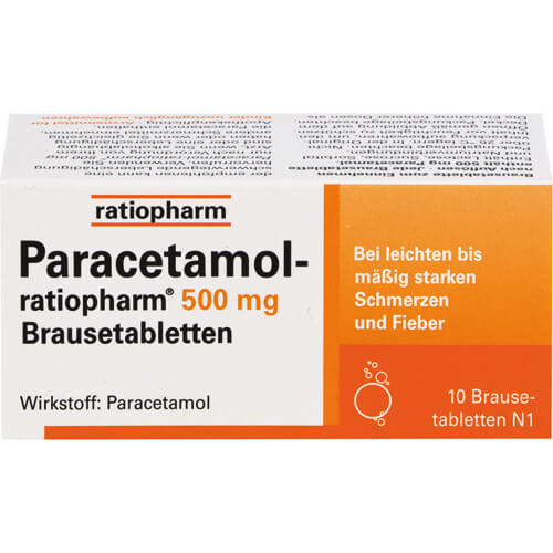 PARACETAMOL-ratiopharm 500 mg Brausetabletten