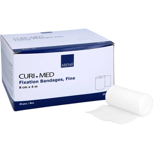 MULLBINDEN elastisch 8 cmx4 m