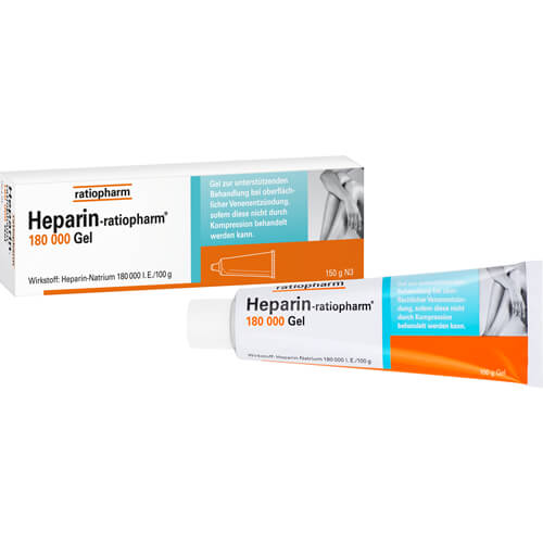 HEPARIN-RATIOPHARM 180.000 I.E. Gel
