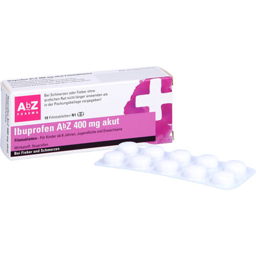 IBUPROFEN AbZ 400 mg akut Filmtabletten