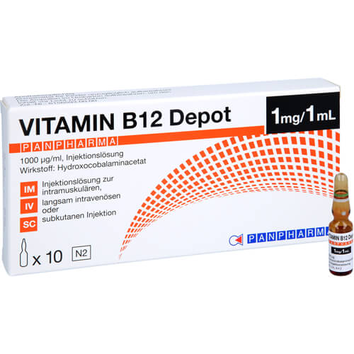 VITAMIN B12 DEPOT PANPHARMA 1000 μg/ml Inj.-Lsg.