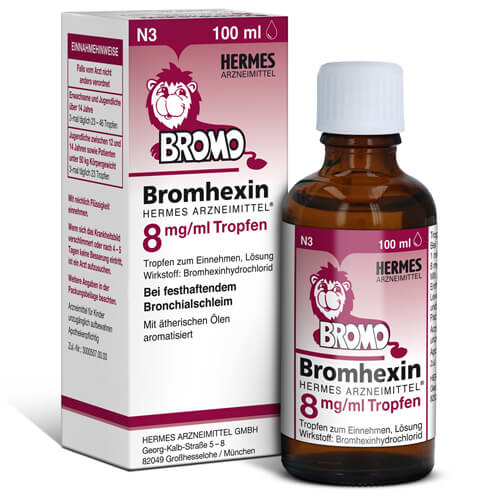 BROMHEXIN Hermes Arzneimittel 8 mg/ml Tropfen