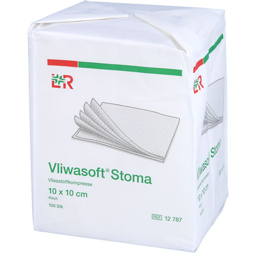 VLIWASOFT Stoma Kompressen 10x10 cm 4fach
