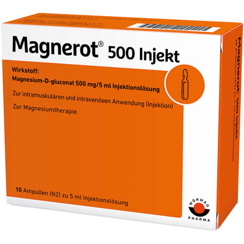MAGNEROT 500 Injekt Ampullen