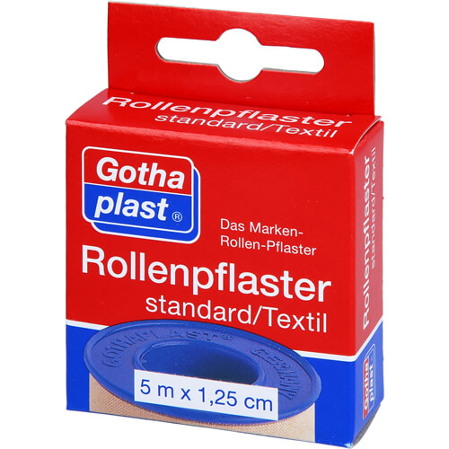 GOTHAPLAST Heftpfl.stand.1,25 cmx5 m Euroaufhänger