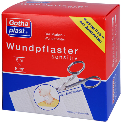 GOTHAPLAST Wundpfl.sensitiv 8 cmx5 m