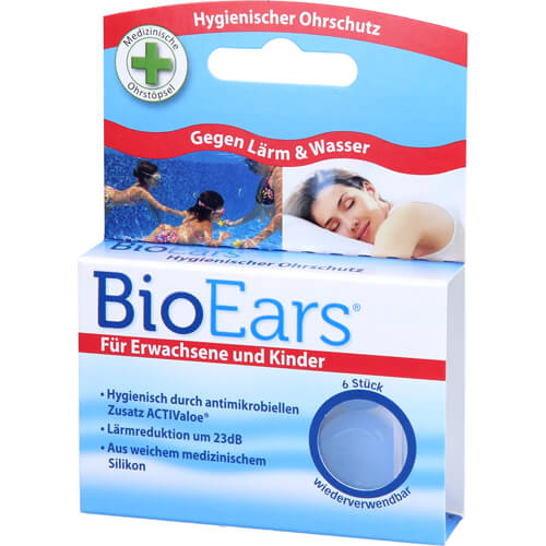 BIOEARS Silikon Ohrstöpsel antimikrobielle