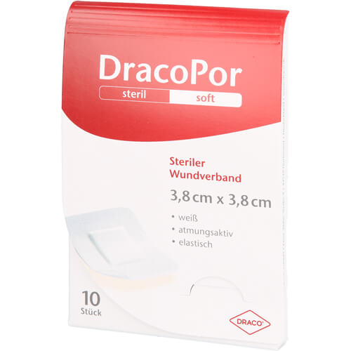 DRACOPOR Wundverband 3,8x3,8 cm steril