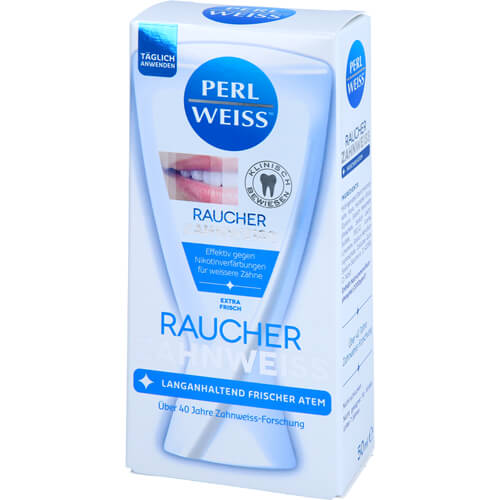 PERLWEISS Raucher Zahnweiß Zahncreme