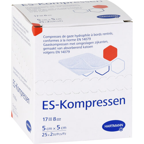 ES-KOMPRESSEN steril 5x5 cm 8fach