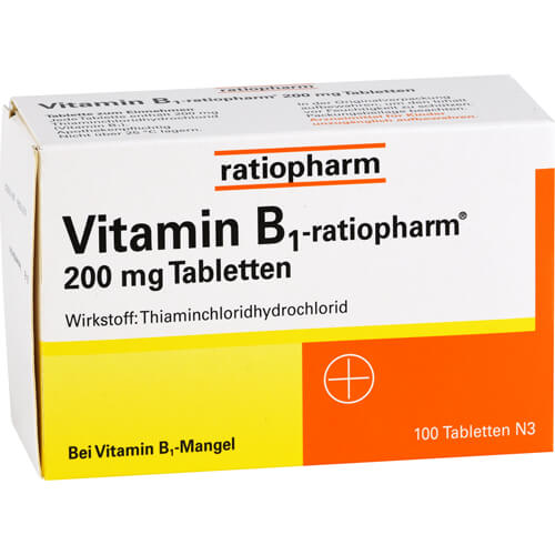 VITAMIN B1-RATIOPHARM 200 mg Tabletten