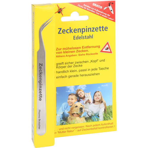 ZECKENPINZETTE Chirurgenstahl