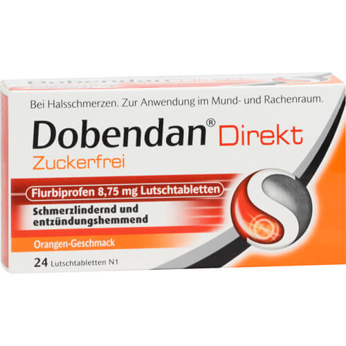 DOBENDAN Direkt zuckerfrei Flurbiprofen 8,75mg Lut