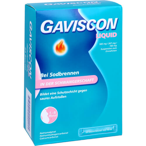 GAVISCON Liquid 500 mg/267 mg/160 mg Susp.z.Einn.
