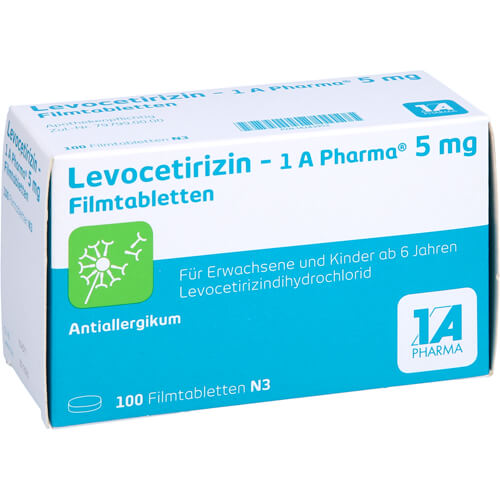 LEVOCETIRIZIN-1A Pharma 5 mg Filmtabletten