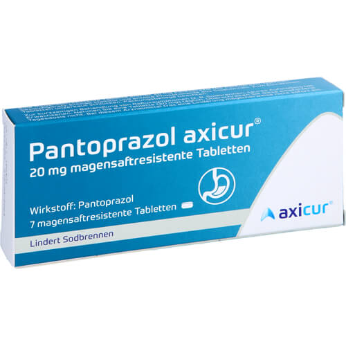 PANTOPRAZOL axicur 20 mg magensaftres.Tabletten