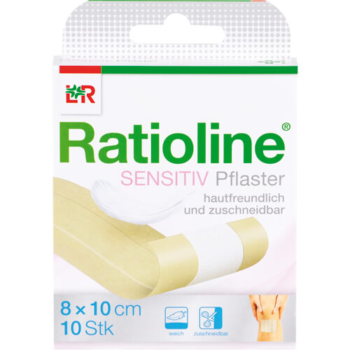 RATIOLINE sensitive Wundschnellverband 8 cmx1 m