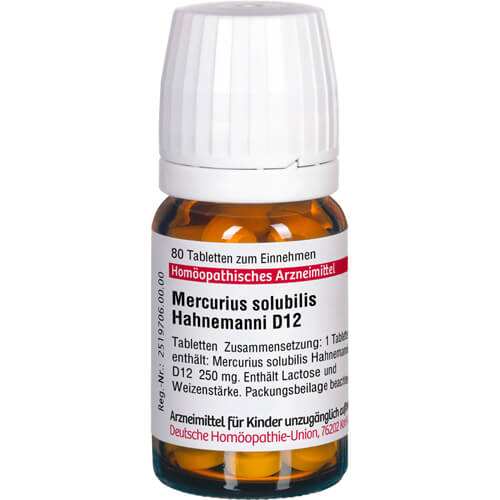 MERCURIUS SOLUBILIS Hahnemanni D 12 Tabletten