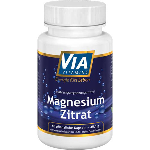VIAVITAMINE Magnesiumzitrat Kapseln