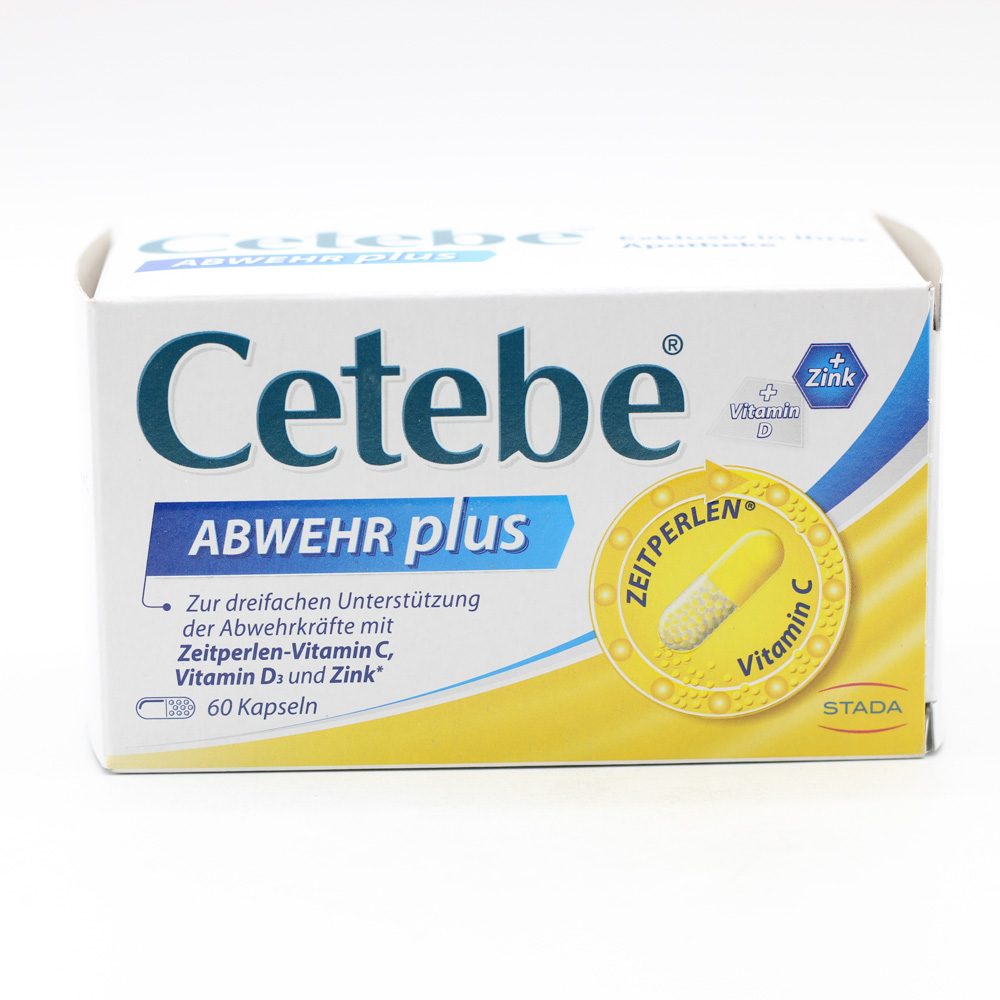 CETEBE ABWEHR plus Vitamin C+Vitamin D3+Zink Kaps.