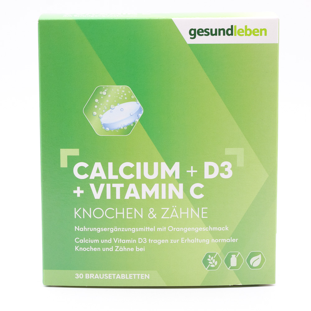 GESUND LEBEN Calcium 800 mg+D3+Vitamin C Br.-Tabl.