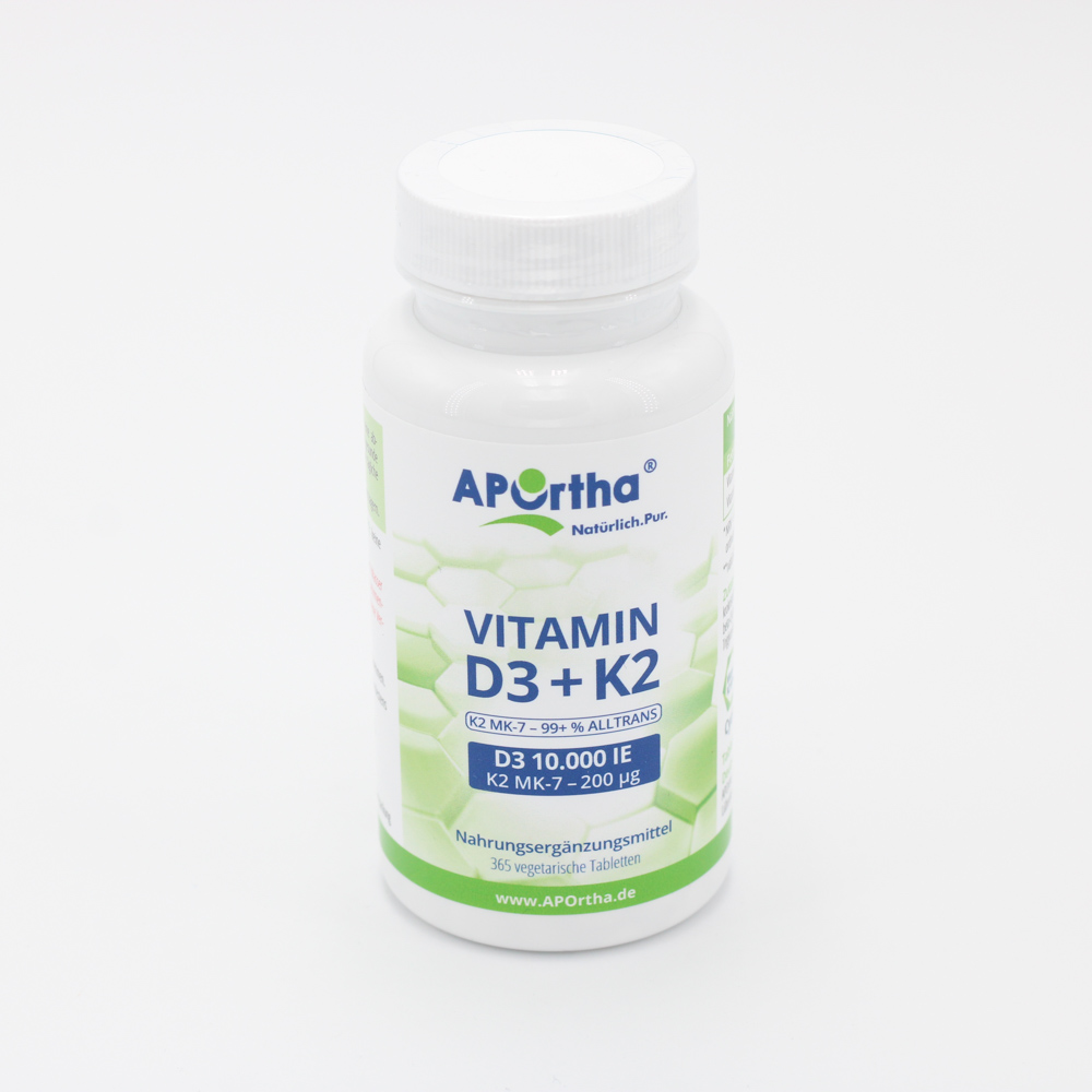 VITAMIN D3 10.000 I.E.+Natto K2 200 μg Tabletten