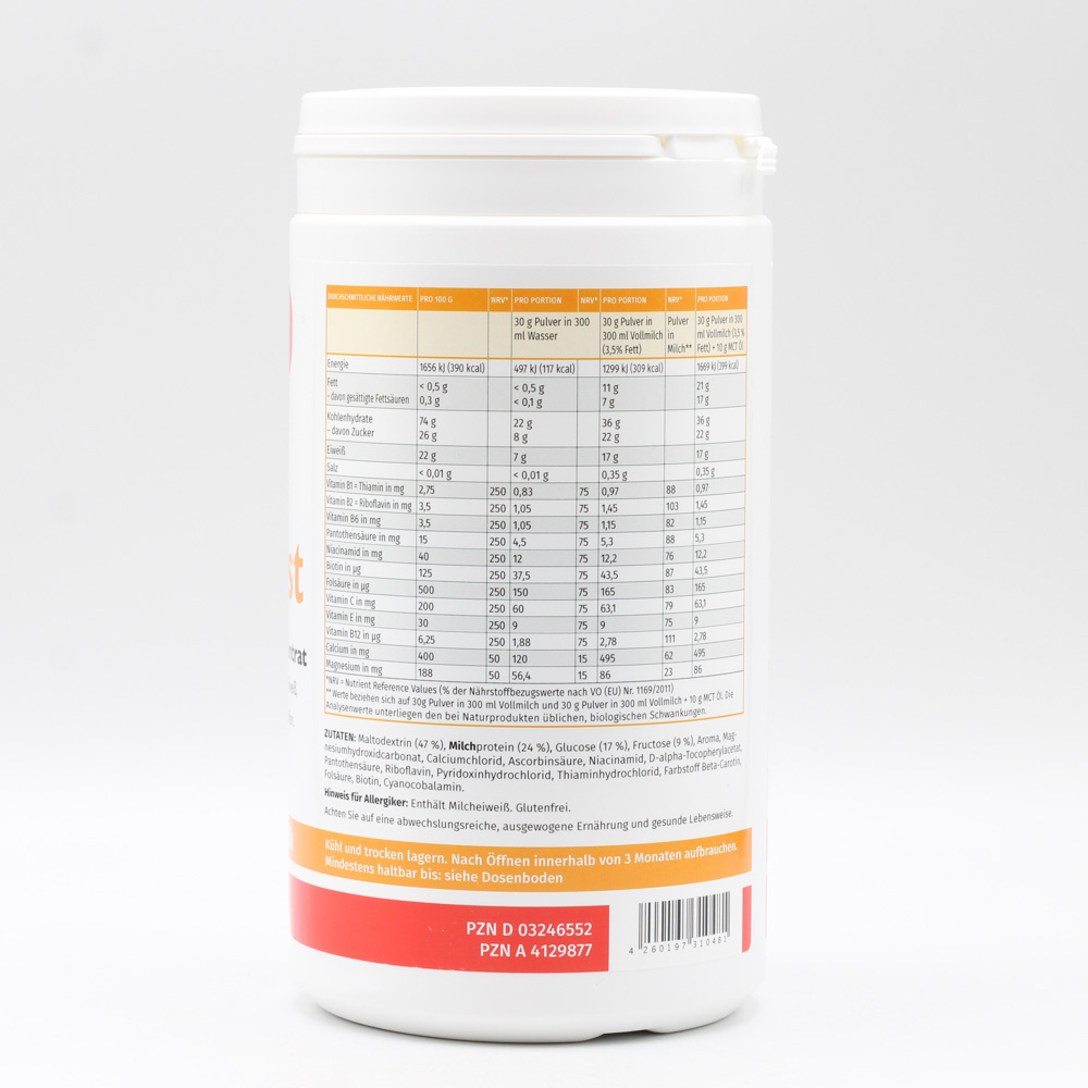 MEGAMAX Aufbaukost Banane Pulver