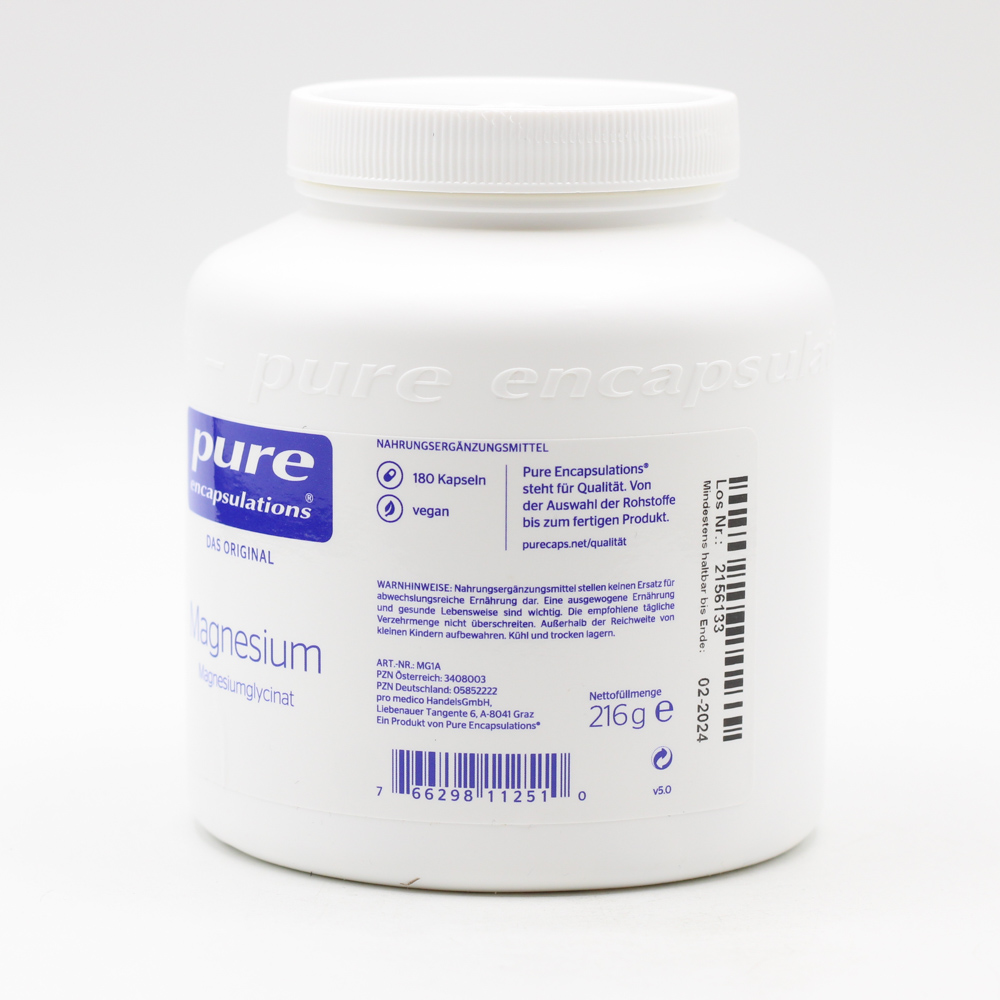 PURE ENCAPSULATIONS Magnesium Magn.Glycinat Kaps.