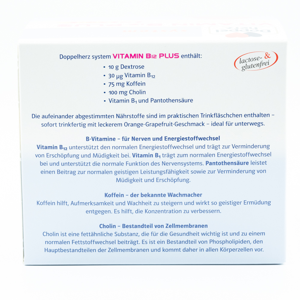 DOPPELHERZ Vitamin B12 Plus system Trinkampullen
