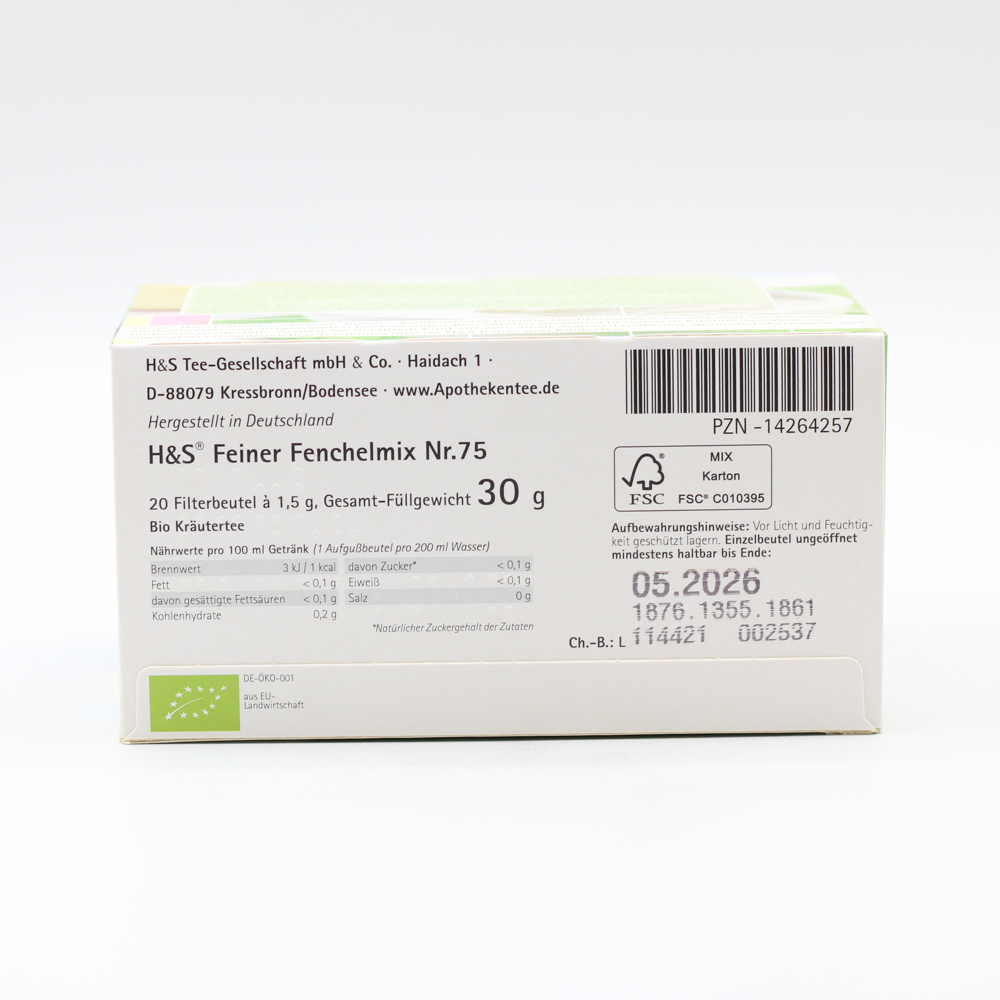 H&S Bio Baby- u.Kindertee Feiner Fenchelmix Fbtl.
