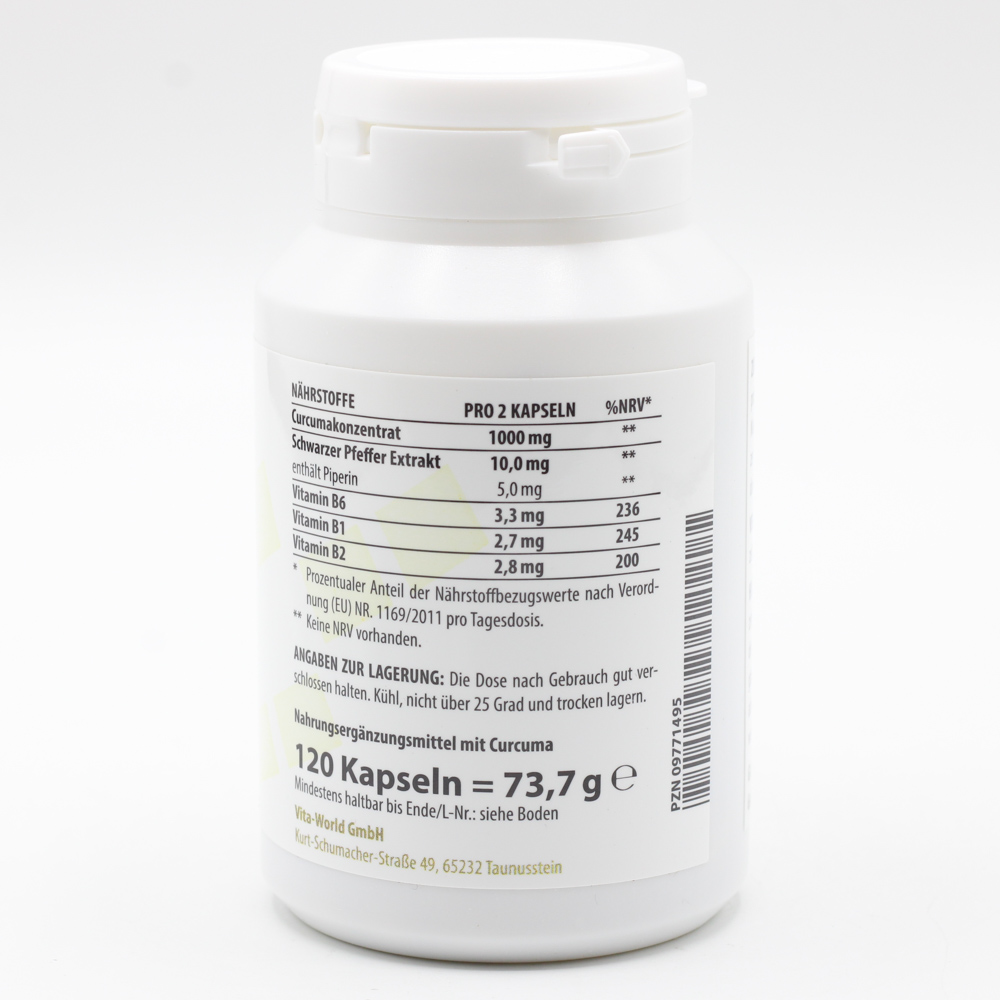 CURCUMA 500 mg Kapseln
